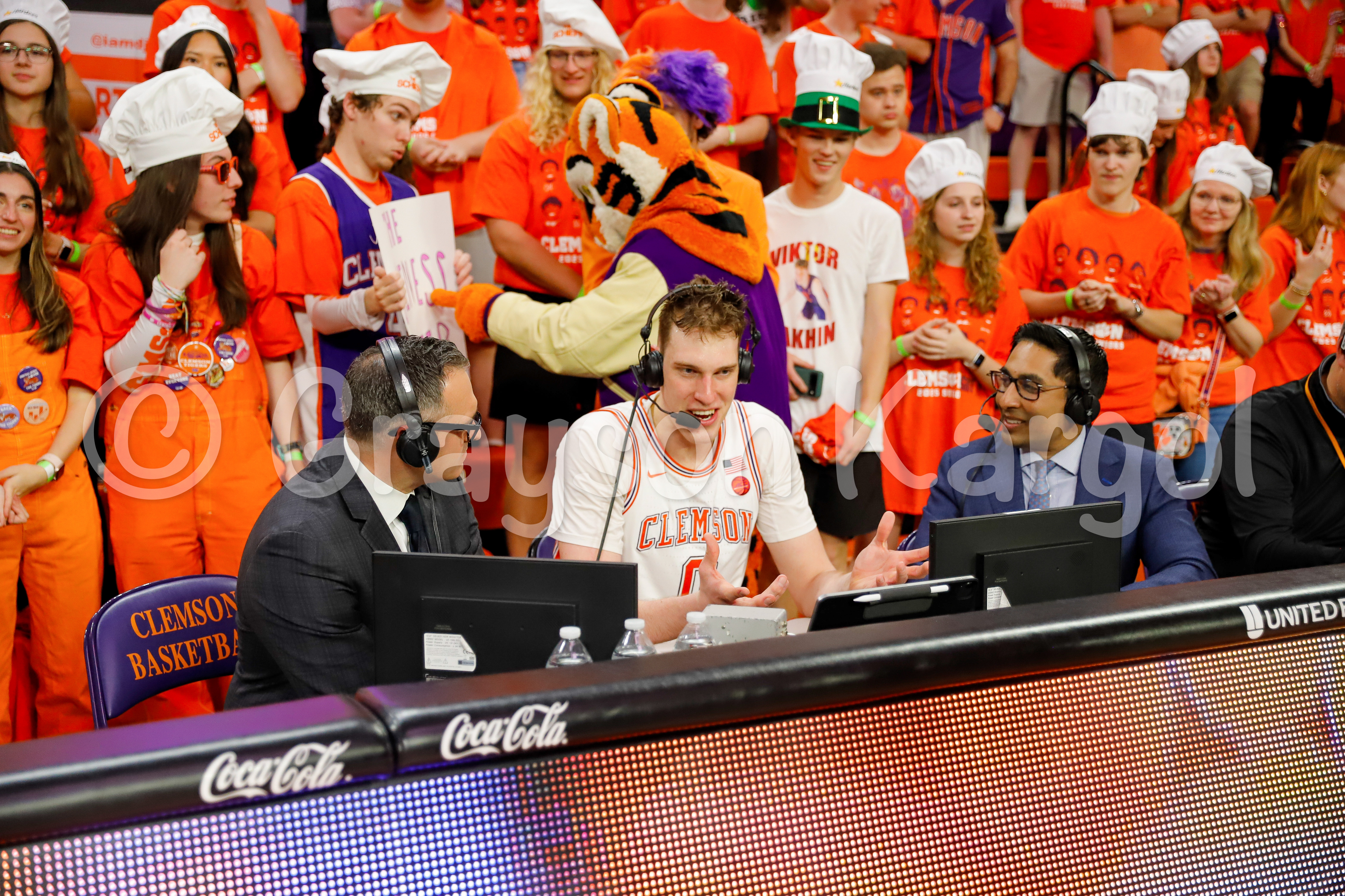 Clemson Mens Basketball vs VT on 3/8/25